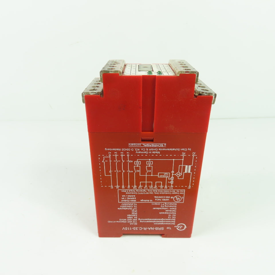 Elan SRB-NA-R-C.33-115V Safety Relay 115VAC 230VAC/24VDC 4A