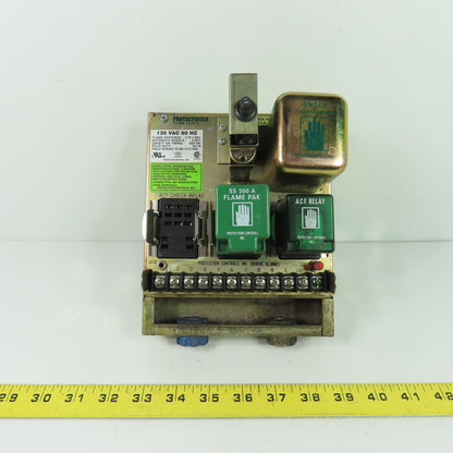 Protection Controls 7256 B Protectofier Combustion Safeguard Control 120VAC