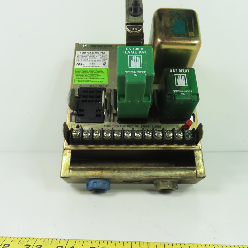 Protection Controls 7256 B Protectofier Combustion Safeguard Control 120VAC
