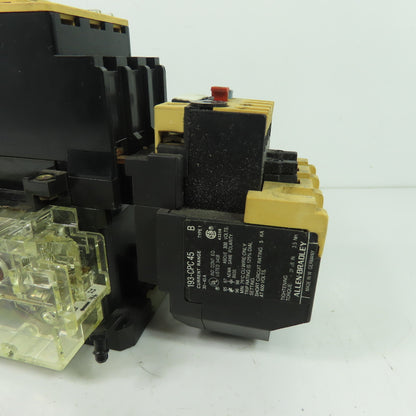 Allen-Bradley 100-A45N*3 IEC Contactor Starter W/ 193-CPC45 Overload Relay