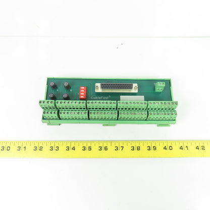 Modicon 140CFC03200 Cablefast C DI/O Terminal Block 50-Pin D-Sub