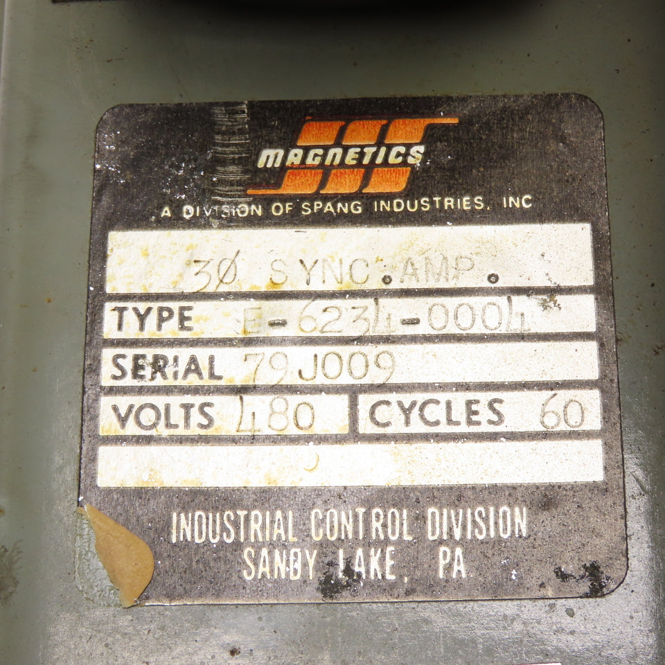 Magnetics E-6234-0004 E-6139 Power Control Unit 290kVA 80V 350A
