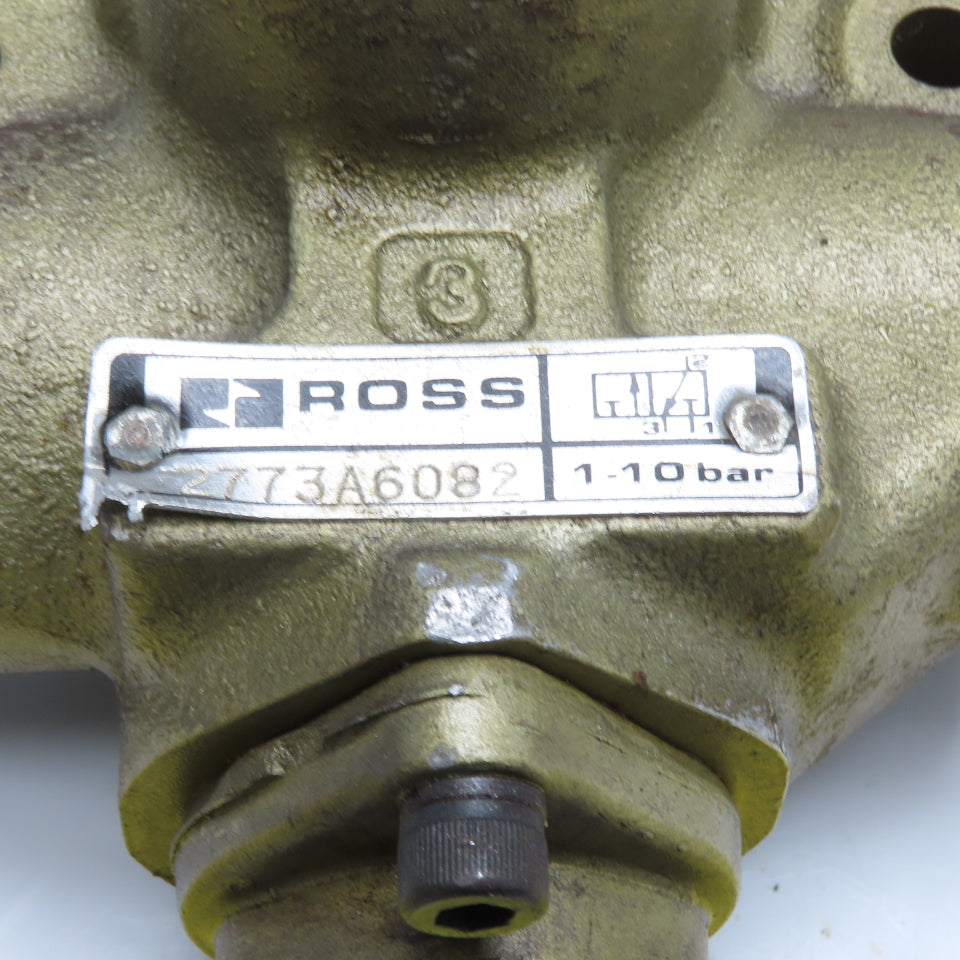 Ross 2773A6082 1" NPT 3-Way Solenoid Pilot Operated L-O-X Valve 120V