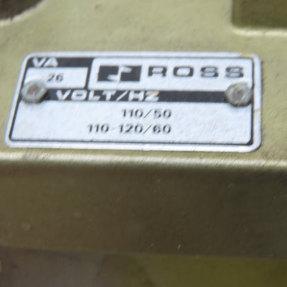 Ross 2773A6082 1" NPT 3-Way Solenoid Pilot Operated L-O-X Valve 120V