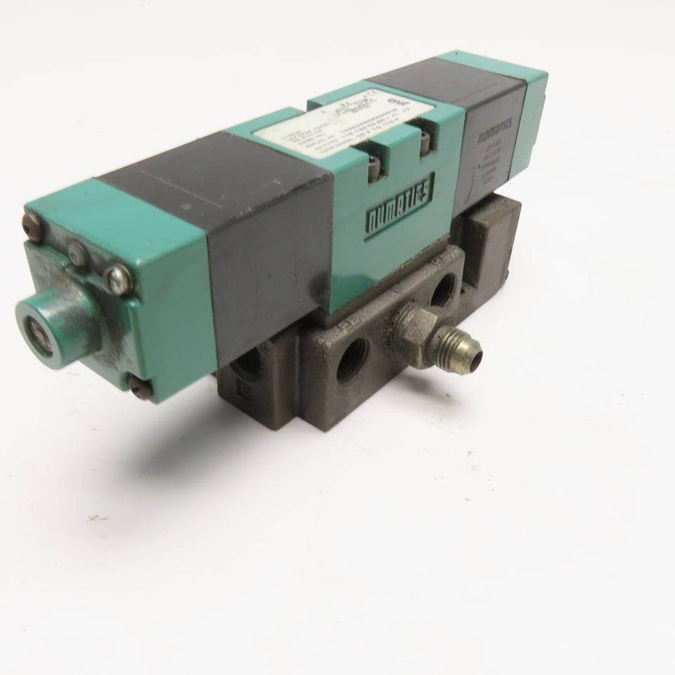 Numatics 152SS600K000030 5/3 Position Closed Center Solenoid Valve 120V