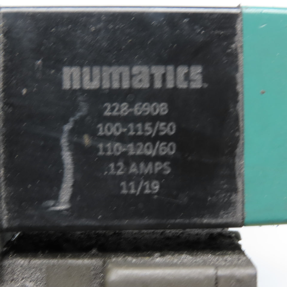 Numatics 152SS600K000030 5/3 Position Closed Center Solenoid Valve 120V