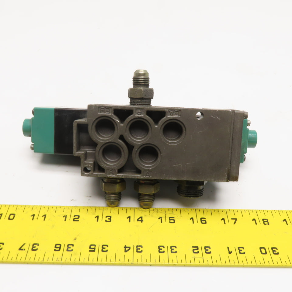 Numatics 152SS600K000030 5/3 Position Closed Center Solenoid Valve 120V