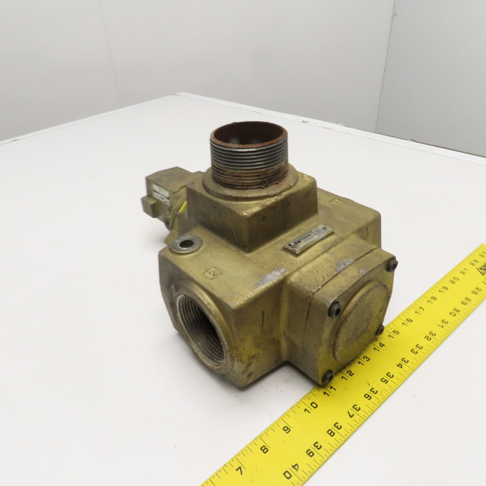 Ross 2773A9082 2-1/2" NPT 3-Way Solenoid Pilot Operated L-O-X Valve