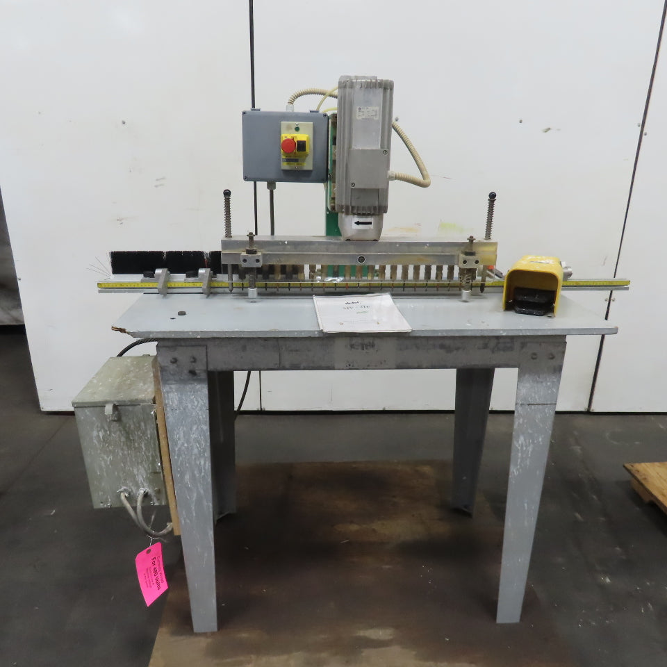 Detel MV-21P 3HP 21-Spindle Line Boring Drilling Machine 220V 3Ph ...