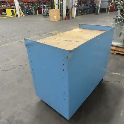 Industrial Rolling Workstation Cabinet W/ Drawer and Locking Storage 42"x24" Top