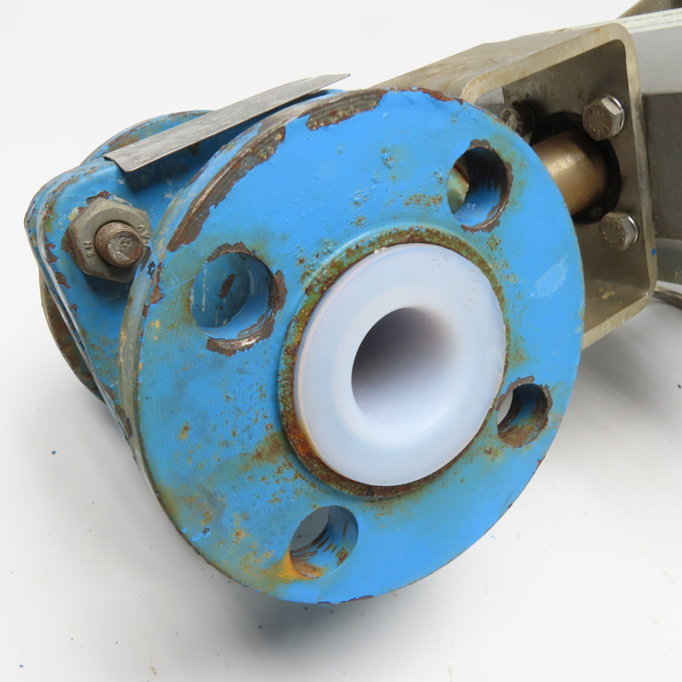 Durco B063S10 AKH3 1" PFA Lined Ball Valve 150 PSI with Automax Actuator