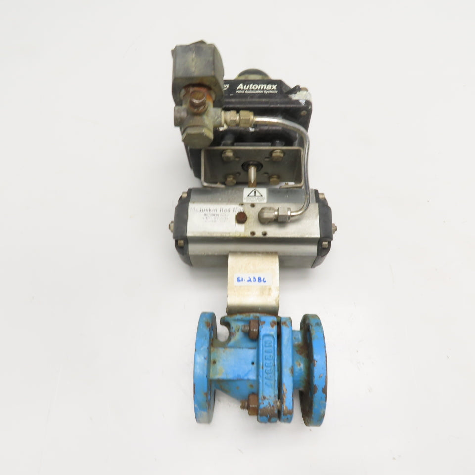 Durco B063S10 AKH3 1" PFA Lined Ball Valve 150 PSI with Automax Actuator