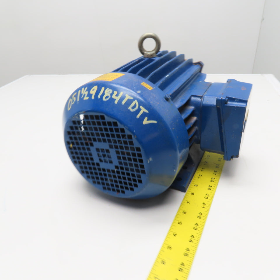 Elektrim 151041 1.5HP Electric Motor 230/460V 3Ph 184T Frame 875RPM