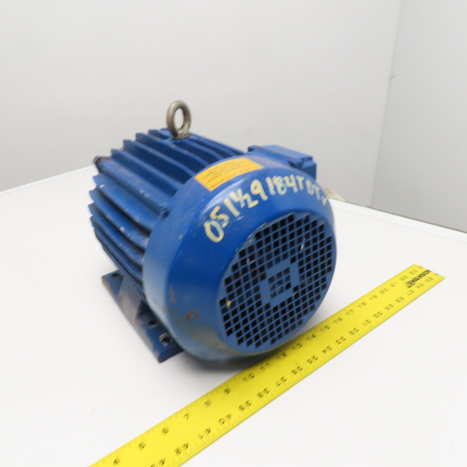 Elektrim 151041 1.5HP Electric Motor 230/460V 3Ph 184T Frame 875RPM