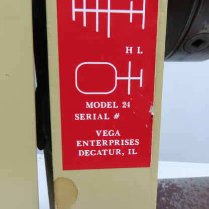 Vega G354 Model 24 24" Bowl Lathe 3/4HP 1725RPM 115/230V with 3-Jaw Chuck