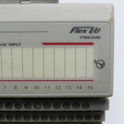 Allen Bradley 1794-IA16 Flex I/O 120 VAC 16 Point Input Module W/ Terminal Base