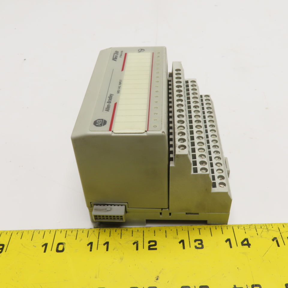 Allen Bradley 1794-IA16 Flex I/O 120 VAC 16 Point Input Module W/ Terminal Base
