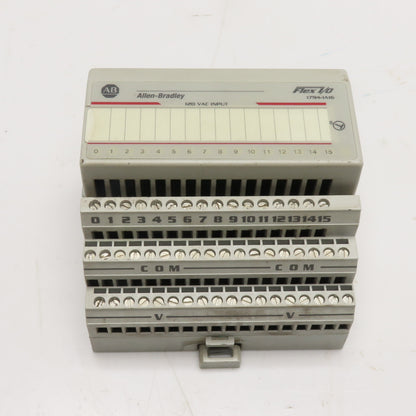 Allen Bradley 1794-IA16 Flex I/O 120 VAC 16 Point Input Module W/ Terminal Base