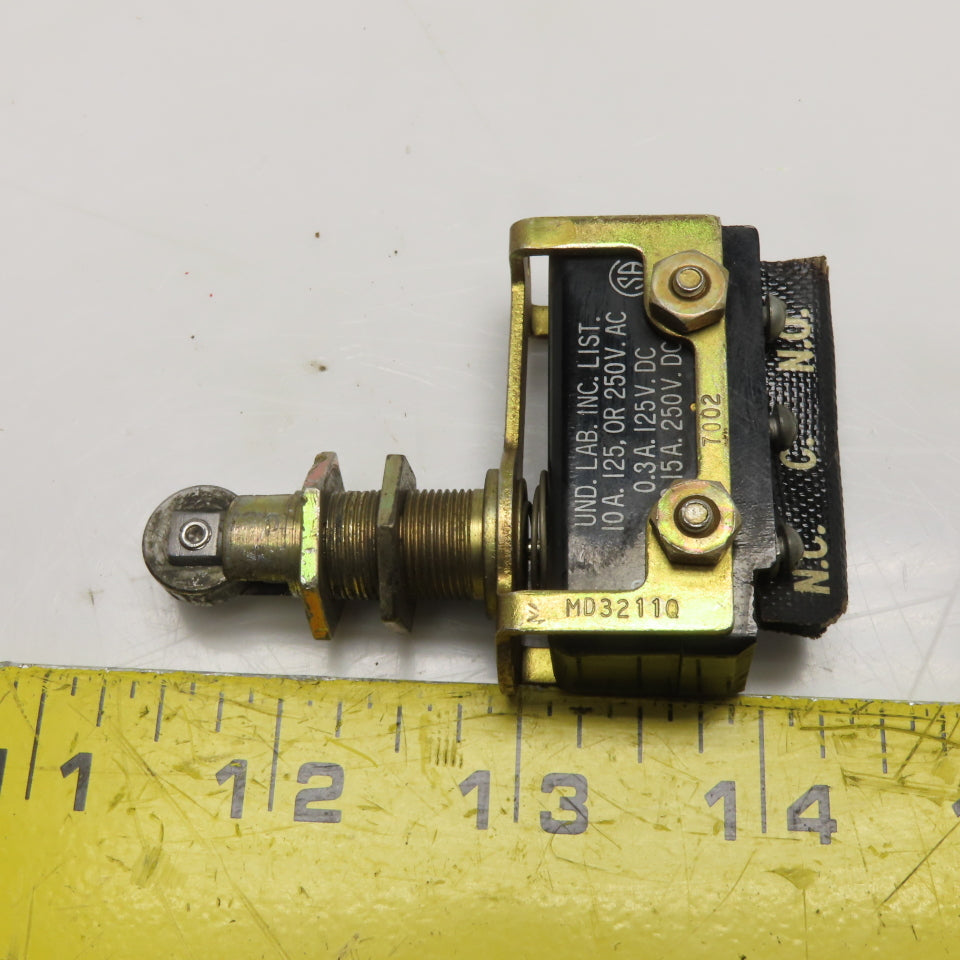 Micro Switch MS25008-1 DT-2R-A7 DPDT Roller Plunger Limit Switch 10A 125/250VAC