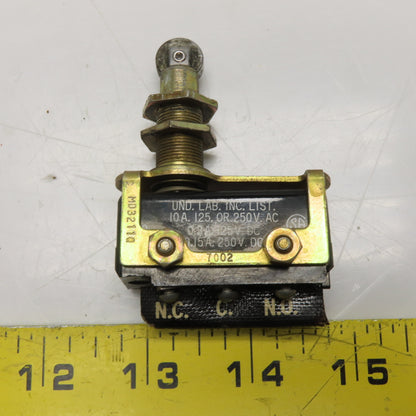 Micro Switch MS25008-1 DT-2R-A7 DPDT Roller Plunger Limit Switch 10A 125/250VAC