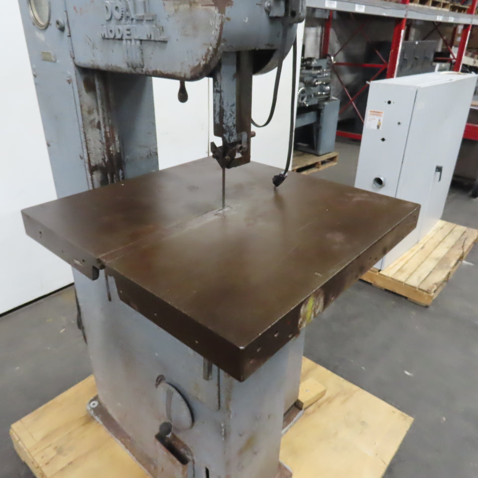 DoAll Model ML 16" Vertical Contour Band Saw With Job Selector 1HP 1Ph 115/230V