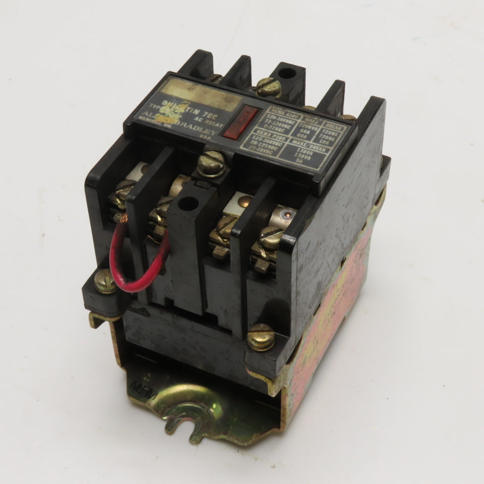 Allen-Bradley 700-N400A1 Industrial Control Relay 120V Coil 4-Pole