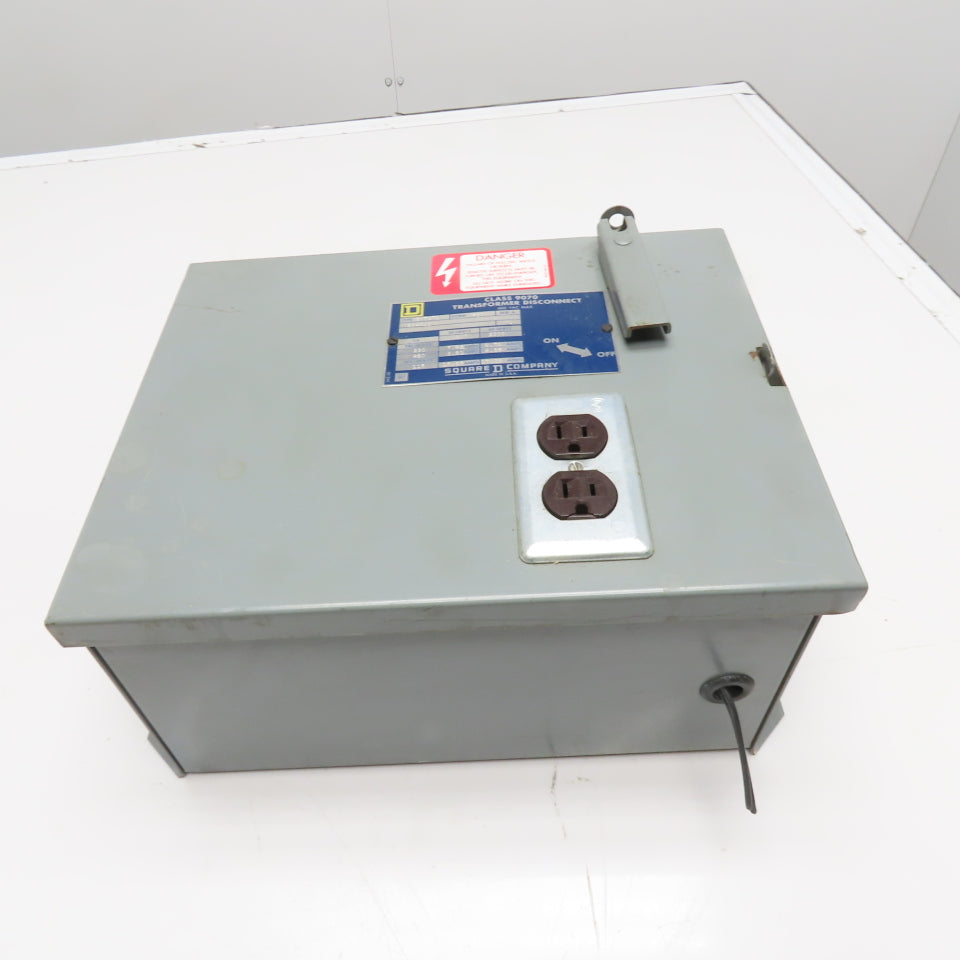 Square D SK5271W Transformer Disconnect 2kVA 230/460V to 115V 2000VA ...
