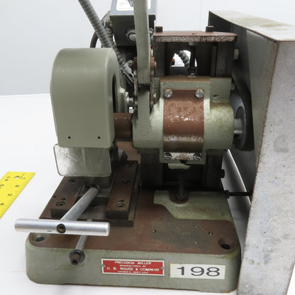 H. B. Rouse Co. Small Parts Milling Slot Cutting Plunge Cutter 1/2HP 115V 1Ph