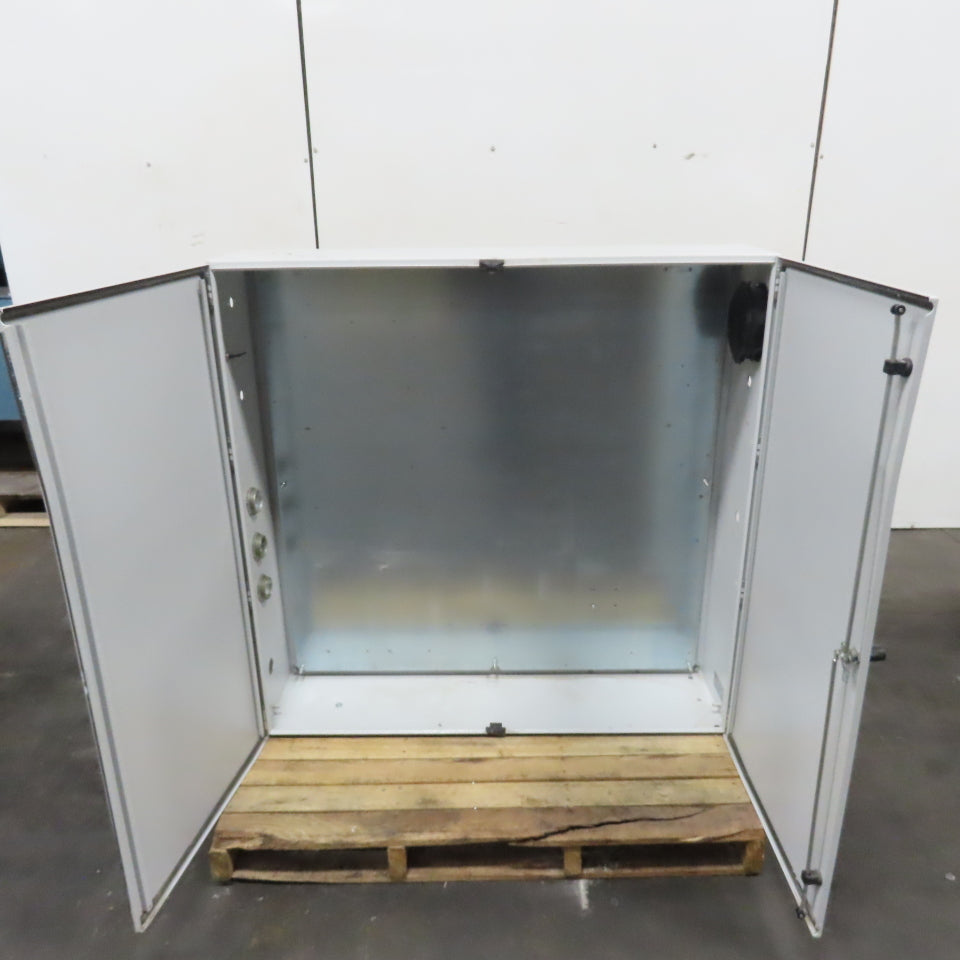 Rittal WM 8017.590 47" x 47" x 12" 2-Door Electrical Enclosure W/ Backplate