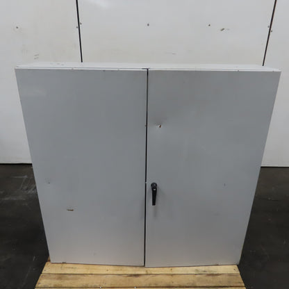 Rittal WM 8017.590 47" x 47" x 12" 2-Door Electrical Enclosure W/ Backplate