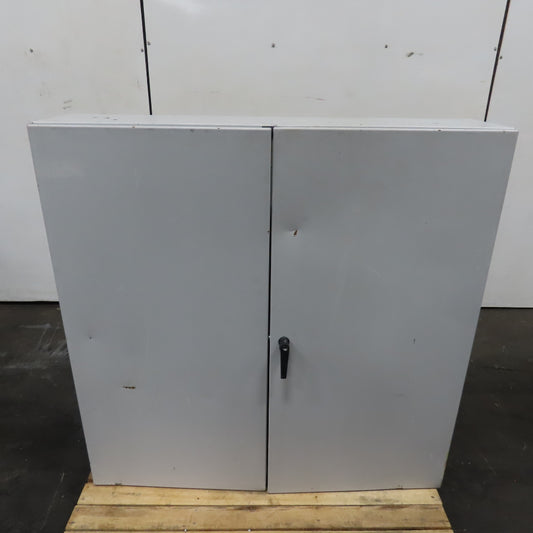 Rittal WM 8017.590 47" x 47" x 12" 2-Door Electrical Enclosure W/ Backplate