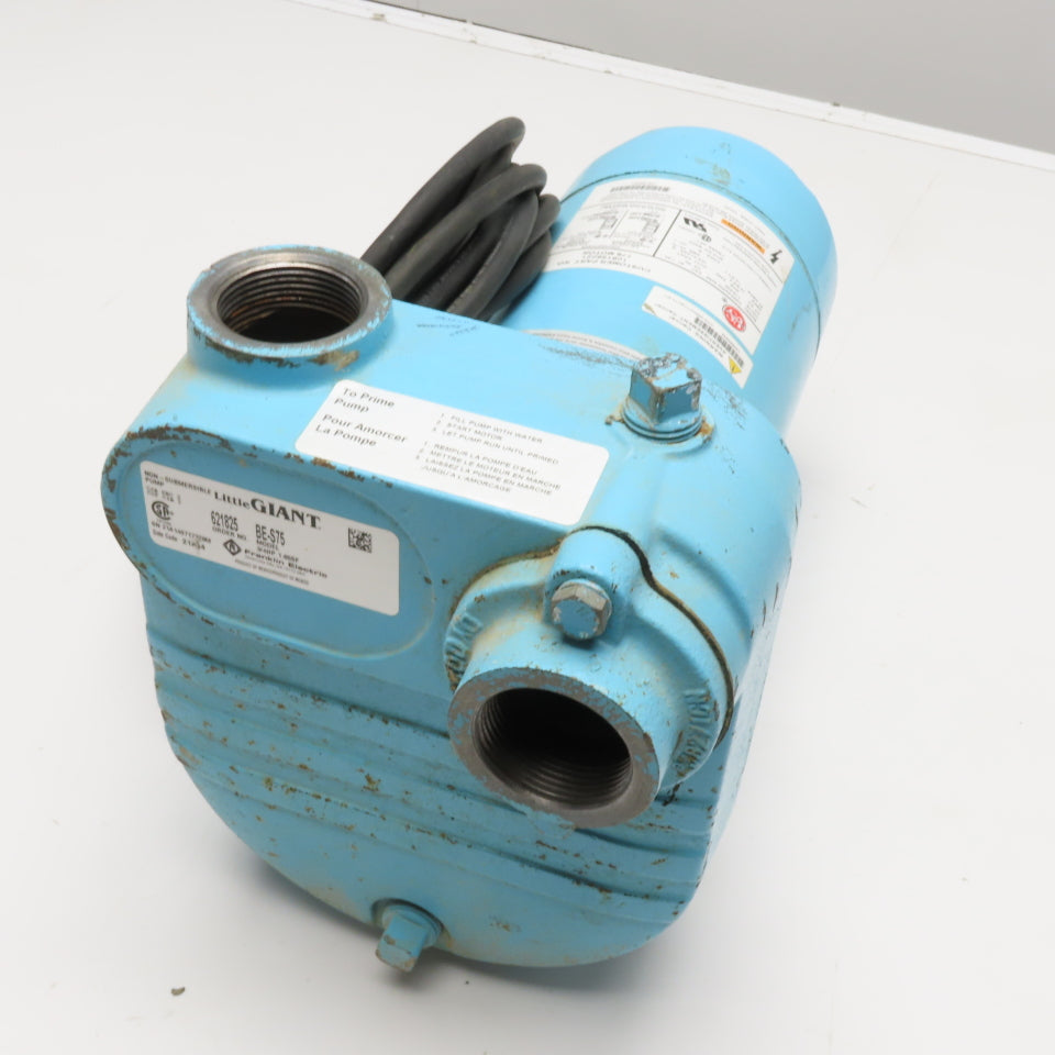 Little Giant BE-S75 3/4HP Centrifugal Water Pump 115/230V 1Ph 3450RPM