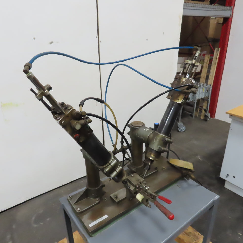 Desoutter A.F.D K Twin Head Pneumatic Automatic Feed Drill Station 5/16"Capacity