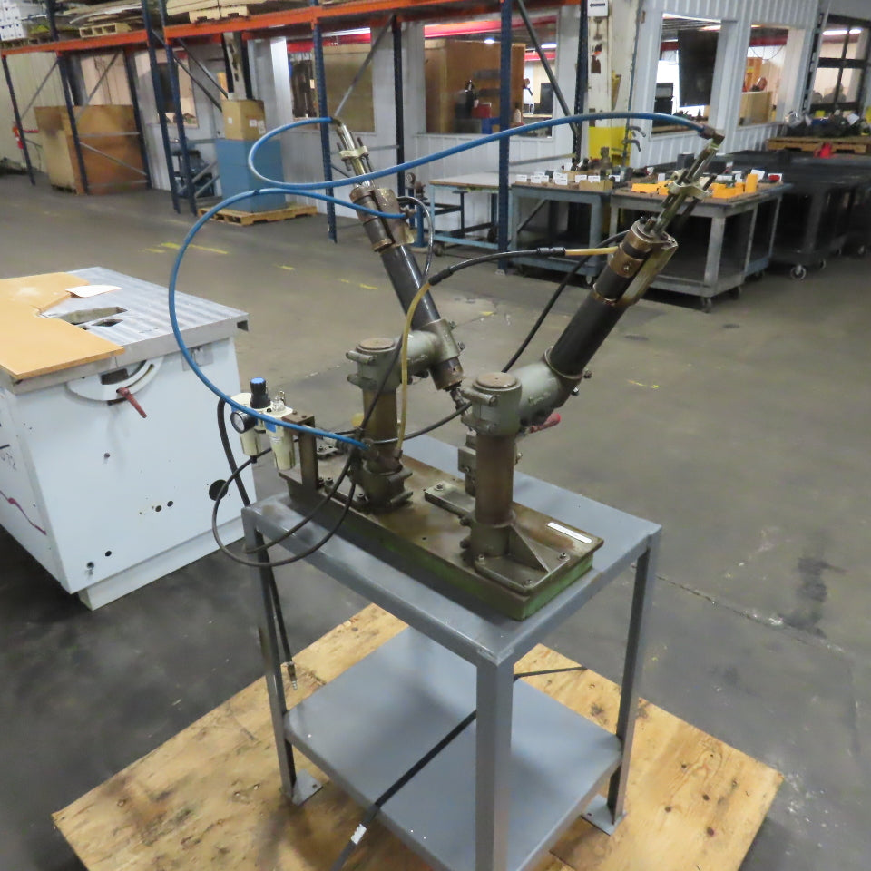 Desoutter A.F.D K Twin Head Pneumatic Automatic Feed Drill Station 5/16"Capacity