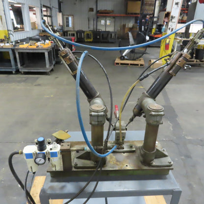 Desoutter A.F.D K Twin Head Pneumatic Automatic Feed Drill Station 5/16"Capacity