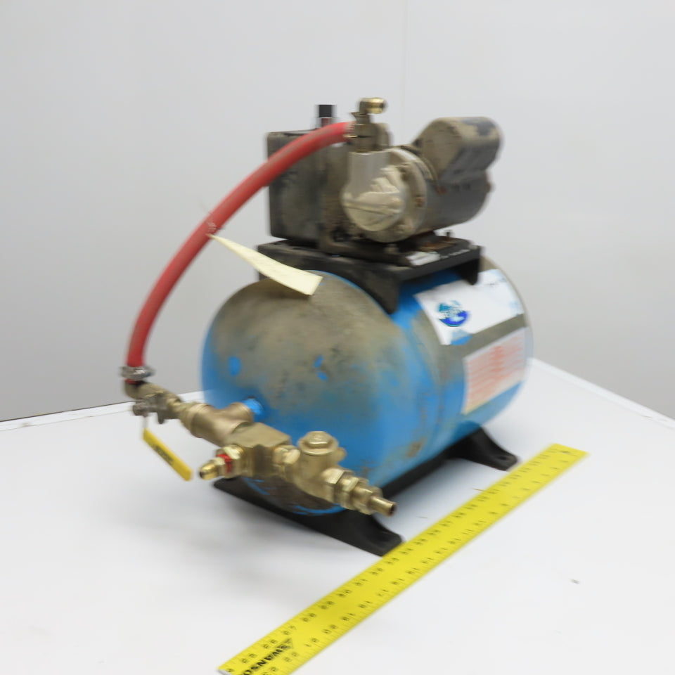 Procon Jet-Rite PJR-20S Rotary Vane Pump on Pressure Tank 230V 100GPH 2 Gallon