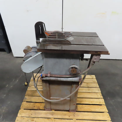 Walker-Turner Vintage Cast Iron Table Saw 3/4HP 1Ph 115/230V 22.5" x 18" Top