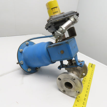 Jamesbury 5150313600TT 1-1/2" 316SS Ball Valve Quadra-Powr II Pneumatic Actuator