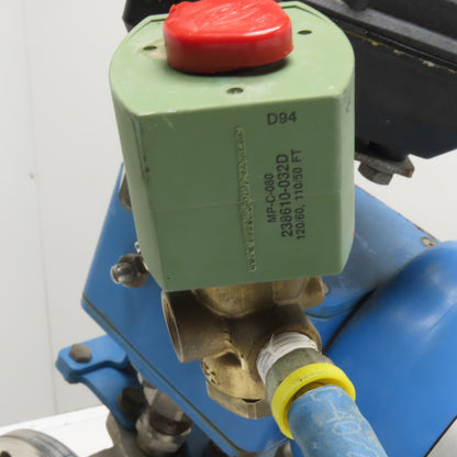 Jamesbury 5150313600TT 1-1/2" 316SS Ball Valve Quadra-Powr II Pneumatic Actuator