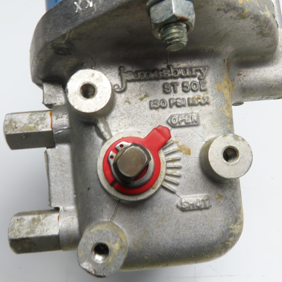 Jamesbury 4A 3600 MT1 1" 316SS Ball Valve with ST 50E Pneumatic Actuator