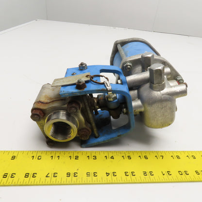 Jamesbury 4A 3600 MT1 1" 316SS Ball Valve with ST 50E Pneumatic Actuator