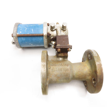 Jamesbury 5150 313600TT 2" 150# Flanged Valve with ST 50E Pneumatic Actuator