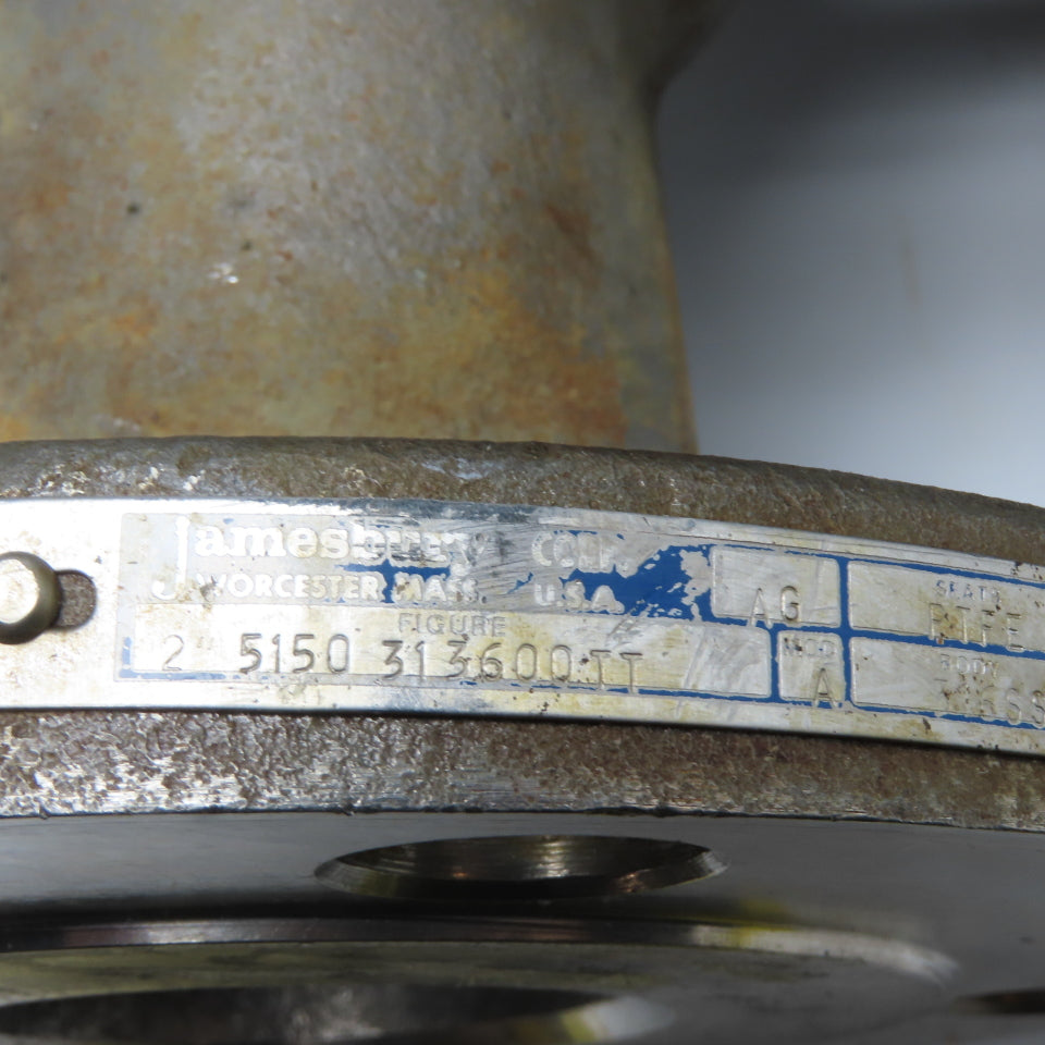 Jamesbury 5150 313600TT 2" 150# Flanged Valve with ST 50E Pneumatic Actuator