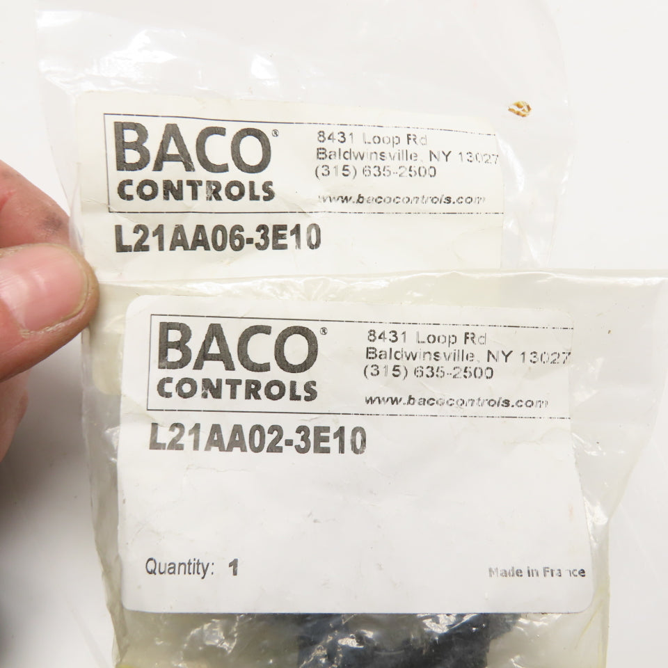 BACO L21AA06-3E10 L21AA02-3E10 22mm Non-Illuminated Push Button Blue & Green
