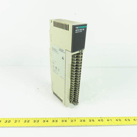 Schneider Automation 140 ACO 020 00 Analog Output Module 4-Channel Current