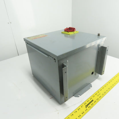 Square D SK1000A2 30A 3-Pole Fusible Safety Disconnect Switch 1kVA 460V 115V 1Ph