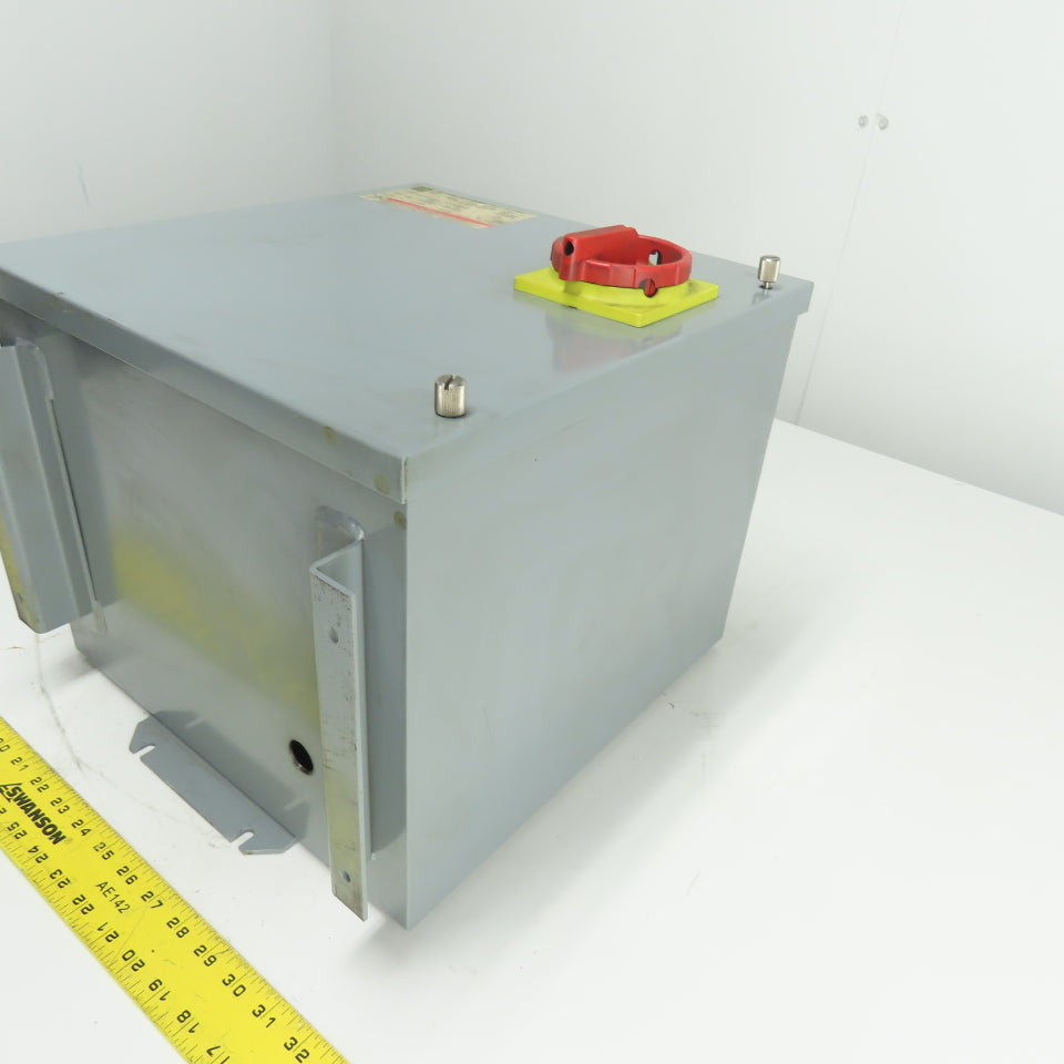 Square D SK1000A2 30A 3-Pole Fusible Safety Disconnect Switch 1kVA 460V 115V 1Ph