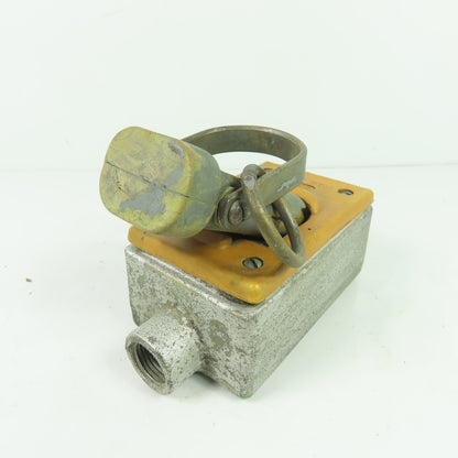 Harrison / Appleton 22801 Single Pole Toggle Switch 20A 125VAC 1/2" Unilet Body