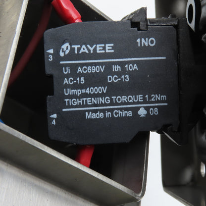 Kacon KEX-201 Stainless Steel Pushbutton Switch Box 1NO 10A 600V IP66