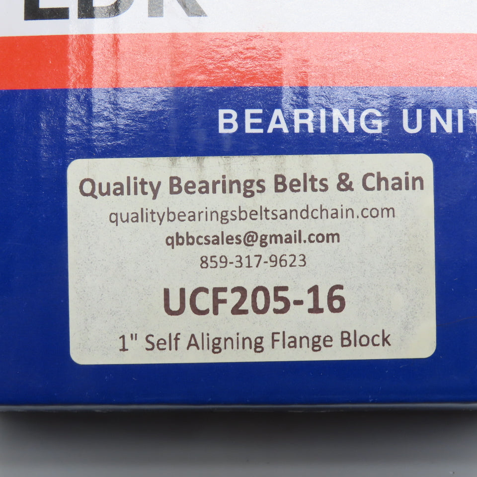 LDK UCF205-16 1" Self Aligning 4-Bolt Flange Block Bearing